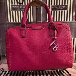 Henri Bendel W57th Barrel Satchel - Pin Studs
Pink Peacock